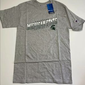 Champion NCAA Michigan State Spartans Shirt Size S NEW WITH TAGS